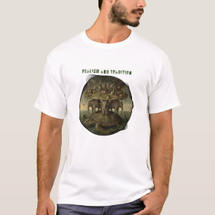 Realisme en Traditie Surrealistische Olifant Schil T-shirt