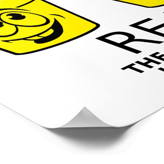 Realist Cup Funny Poster (Hoek)