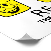 Realist Cup Grappige Poster (Hoek)
