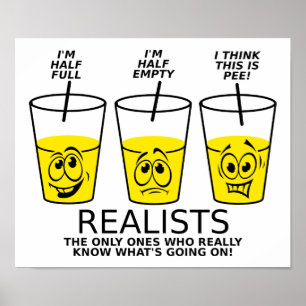 Realist Cup Grappige Poster