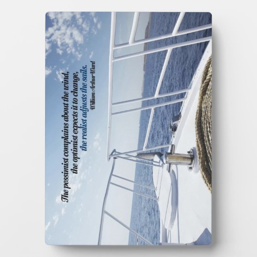 Realist Inspirerend Photo Plaque Fotoplaat (voorkant)