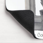 realist nog levenstekening aloe vera pot plant muismat (Hoek)