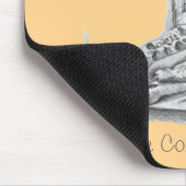 realist nog life art - afbeelding van seizoenshell muismat (Hoek)