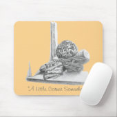 realist nog life art - afbeelding van seizoenshell muismat (Met muis)