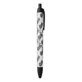 realist portret zwarte labrador dog inkt pen