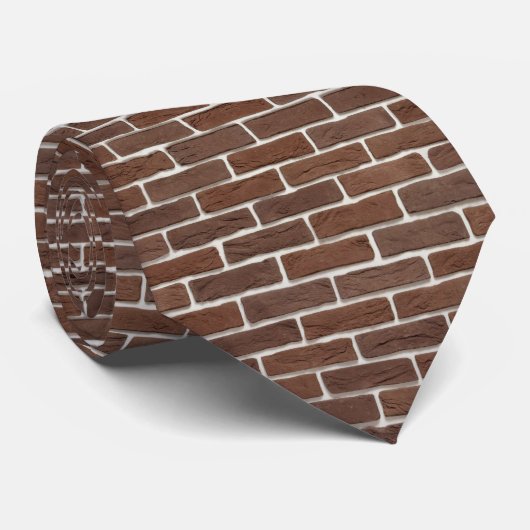 Realistic Brick Wall Stropdas (Opgerold)