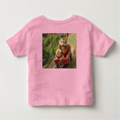 Realistic Calvin and Hobbes Toddler Tee Kinder Shirts (Achterkant)