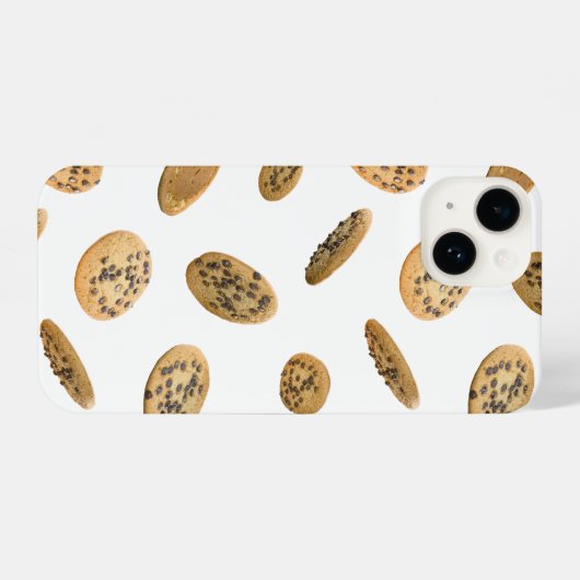 Realistic Chocolate Chip Cookie Phone Case iPhone Hoesje (Achterkant horizontaal)