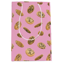 Realistic Cookie Pattern Gift Bag Medium Cadeauzakje