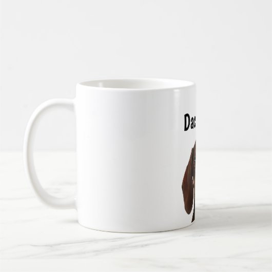 Realistic Dachshund Full Wrap 11oz Mug | Custom Up Koffiemok (Links)