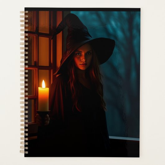 Realistic Dark Witch Planner | Halloween Gothic (Voorkant)