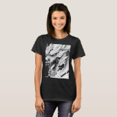 Realistic Dragon Drawing Sticker1  T-shirt (Voorkant volledig)