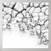 Realistic Dried Grime and Salt Crust Texture Poster (Voorkant)