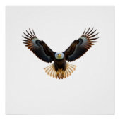 Realistic Eagle in Flight – Cinematic Wildlife Art Perfect Poster (Voorkant)