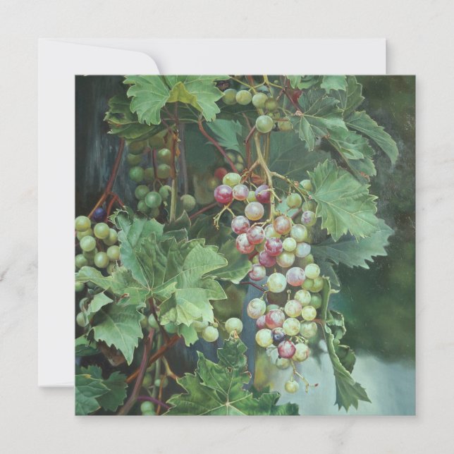 Realistic Grape Vine with Leaves – Fine Art (Voorkant)