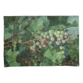 Realistic Grape Vine with Leaves – Fine Art Kussensloop (Voorkant-Rechts)