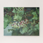 Realistic Grape Vine with Leaves – Fine Art Legpuzzel (Horizontaal)