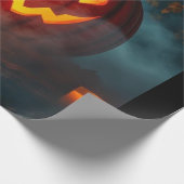 Realistic Halloween Pumpkin Gift Wrap – Limited Cadeaupapier (Hoek)