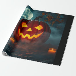 Realistic Halloween Pumpkin Gift Wrap – Limited Cadeaupapier
