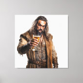 Realistic illustration of Jason Momoa Canvas Afdruk (Voorkant)