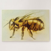Realistic Insect Sketch, Yellow Hornet, Bee, Wasp Legpuzzel (Horizontaal)