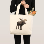 REALISTIC MOOSE DESIGN. SAMER BRASIL GROTE TOTE BAG (Voorkant (product))