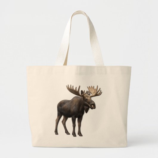 REALISTIC MOOSE DESIGN. SAMER BRASIL GROTE TOTE BAG (Voorkant)