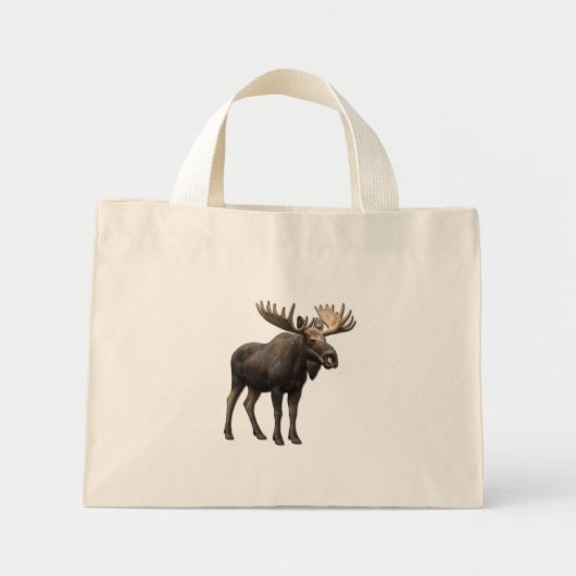 REALISTIC MOOSE DESIGN. SAMER BRASIL MINI TOTE BAG (Voorkant)