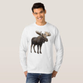REALISTIC MOOSE DESIGN. SAMER BRASIL T-SHIRT (Voorkant volledig)