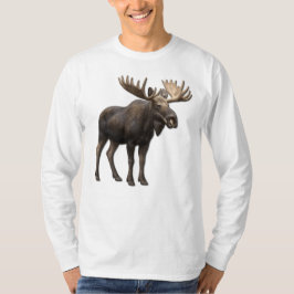 REALISTIC MOOSE DESIGN. SAMER BRASIL T-SHIRT