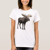 REALISTIC MOOSE DESIGN. SAMER BRASIL T-SHIRT (Voorkant)