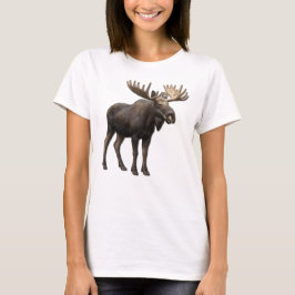REALISTIC MOOSE DESIGN. SAMER BRASIL T-SHIRT