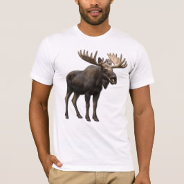 REALISTIC MOOSE DESIGN. SAMER BRASIL T-SHIRT