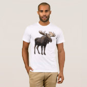 REALISTIC MOOSE DESIGN. SAMER BRASIL T-SHIRT (Voorkant volledig)
