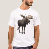 REALISTIC MOOSE DESIGN. SAMER BRASIL T-SHIRT (Voorkant)