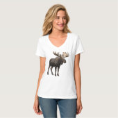 REALISTIC MOOSE DESIGN. SAMER BRASIL T-SHIRT (Voorkant volledig)