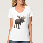 REALISTIC MOOSE DESIGN. SAMER BRASIL T-SHIRT (Voorkant)