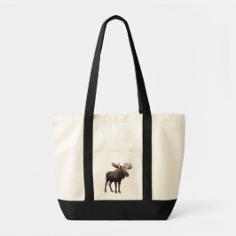 REALISTIC MOOSE DESIGN. SAMER BRASIL TOTE BAG