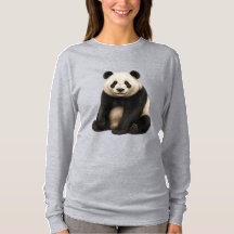 Realistic Panda Charm T-Shirt