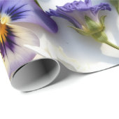 Realistic Pressed Flower Spring Gift Wrap Cadeaupapier (Rol Hoek)