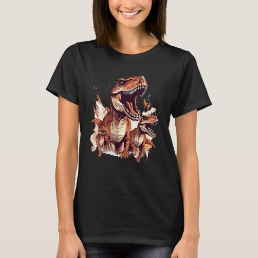 Realistic rex Dinosaur Outfit For Enthusiasts 1 T-shirt (Voorkant)