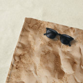 Realistic Sand Beach Handdoek – Natuur textuur Pri (In situ)