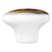 Realistic Spaghetti and Meatballs Food Kitchen Keramische Knop (Zijkant)