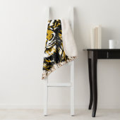 Realistic Tiger - Cool Tiger Head Sherpa Blanket Deken (In situ)