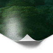 Realistic Underwater Jellyfish in Zakynthos Foto Afdruk (Hoek)