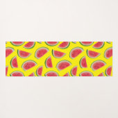 Realistic Watermelon Slice Pattern Design Yogamat (Achterkant (horizontaal))