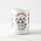 Realistic White Tiger – Photorealistic Wildlife Ar Koffiemok (Center)