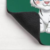 Realistic White Tiger – Photorealistic Wildlife Ar Muismat (Hoek)