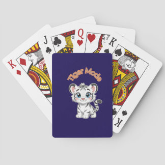 Realistic White Tiger – Photorealistic Wildlife Ar Pokerkaarten