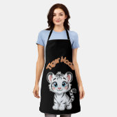 Realistic White Tiger – Photorealistic Wildlife Ar Schort (Gedragen)